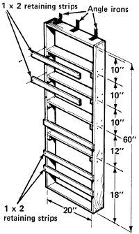 the diagram shows how to measure an angle for each section of the wall and where it is