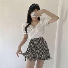 Korean Fashion Ideas, Rok Mini, Korean Girl Fashion, Korean Fashion Trends, Ulzzang Fashion, Looks Chic, Korea Fashion, Korean Outfits, Asian Fashion