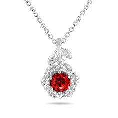 "HERE IS MY NEW MODEL  ROSE FLOWER SOLITAIRE UNQUIE PENDANT NECKLACE !! 14K White Gold, Black Gold Or 950 Platinum Vintage Style Fine Black Polish Ring !! Comes With 16\" OR 18\" or 20* Inch Chain !! With New Style Lobster Lock !! Center Fancy Red Diamond Is 1.00 Carat !! CENTER Shape - Round   Cut - Very Good   Color - Red   Clarity - SI2   Carat - 1.00ct   Measurement - 6.20mm Very Sweet Dark Red Color Diamond  AVAILABLE MATCHING EARRINGS AND MATCHING RING COMES WITH $6,300.00 CERTIFIED APPRAISAL !! FOR PLATINUM: COMES WITH $6,650.00 CERTIFIED APPRAISAL !! HANDCRAFTED IN THE USA  TEL: (212) 398-7002 CELL: (201) 315-5997 Why you should buy from Garo Celik Thank you for taking the time to view my Etsy listings! All items are painstakingly handcrafted by me at my shop; located right at the Rose Red Necklace, Floral Pendant Necklace, Matching Ring, Black Polish, Floral Pendant, Red Diamond, Matching Rings, Matching Earrings, Gold Black