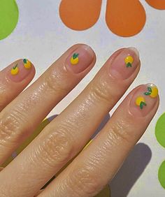 Nails Ideas Drawing, Boho Nail Art, Nails Retro, Gold Gel Nails, Nail Art Inspo, Retro Nails, Summer Nail Art, Nails Cute