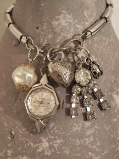 Recycled Watch, Repurposed Jewelry, Recycled Jewelry