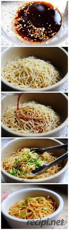 Quick & Easy Sesame Noodles... This minus sugar (maybe honey?) and lots of fresh veggies! Yum! Simple Sesame Noodles, Roasted Beef, Asian Noodle, Sesame Noodles, Puppy Chow, Beef Tenderloin, Think Food, Simple Recipe