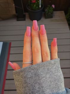 Pink Nail Ideas Acrylic Coffin, Pink Nails Gel Extensions, Cute Nails Acrylic Coffin Pink, Pink Glossy Nails Acrylic, Classy Pink Nails Acrylic, Pretty Nails Simple Classy Pink, Pretty Nail Ideas Acrylic Pink, Salmon Pink Nails Acrylic, Pink Prom Nails Square