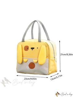 Bird in Bag - Yellow Durable Insulated Waterproof Lunch Bag for Work Large Capacity Yellow Bag For Outdoor Activities, Rectangular Nylon Lunch Bag For Daily Use, Yellow Nylon Bag For Outdoor, Functional Yellow Bag For Outdoor, Functional Yellow Bags For Outdoor, Functional Yellow Outdoor Bag, Functional Yellow Outdoor Bags, Everyday Insulated Rectangular Bag, Everyday Insulated Rectangular Bags