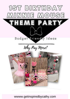 Who is turning one year old and loves Minnie Mouse? Are you on a budget and would love to give her a beautifully stunning 1st birthday Best Ever Minnie Mouse Themed Party? One that the little angel will remember forever???!!!!!