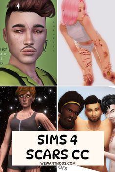 sims 4 scars cc Sims 4 Scars Cc, Los Sims 4 Mods, Pelo Sims, Sims 4 Cc Skin, Sims 4 Cc Folder, Sims Four, Sims4 Clothes