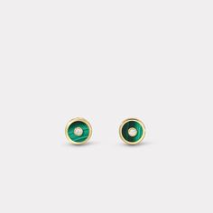 Mini Compass Stud Earrings - Malachite – Retrouvai | Modern Heirlooms Heart Diamond Earrings, Diamond Shape Earrings, Geode Earrings, Compass Pendant, Hammered Hoop Earrings, Malachite Jewelry, The Compass, Gold Filled Hoops, Rings Engagement