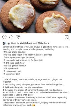 cookies with butter on top are shown in an instagramtion post about the recipe