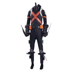 Boku no Hero Academia: World Heroes Mission Katsuki Bakugou Cosplay Costume 
 Anime:  Boku no Hero Academia 
 
 Character: Katsuki Bakugou 
 Material: Elastic Knitted Fabric + EVA + Faux Leather + Twill Fabrics 
 Package included: Bag + Belt + Prop*2 + Gloves + Knee Guard*2 + Leglet*2 + Mask + Pants + Socks + Waist Decoration*6 Katsuki Bakugou Cosplay, World Heroes Mission, Bakugou Cosplay, 2b Cosplay, Deadpool Cosplay, Lady Deadpool, Suit Cosplay, Party Outfits For Women, Halloween Party Outfits