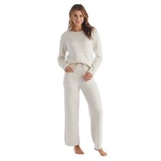 PRICES MAY VARY. Luxurious Lounging Redefined: Immerse yourself in luxury lounging with the Marshmallow Crew Neck Lounge Set. Crafted from the Softies' signature marshmallow fabric, this two-piece set offers unmatched comfort and style. Versatility in Comfort: Indulge in head-to-toe comfort with this long pants and sleeve set. Its marshmallow fabric caresses your skin, making it perfect for all seasons and occasions. Thoughtful Design: The hand-stitched crew neck long-sleeve top and elasticized White Lounge Set, Two Piece Lounge Set, Lounge Wear Sets, Sweat Suits, Oprahs Favorite Things, Lounge Set, Lounge Sets, Matching Top, Softies