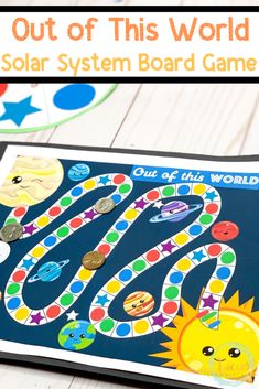 this solar system board game is perfect for kids to play