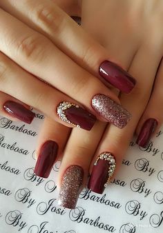 Wedding Nail Art Design, Valentine Nails, Fall Nail Art Designs, Nail Art Designs Videos, Blue Nail