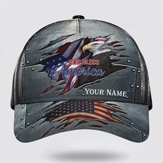 Christian Baseball Cap, God Bless America Bald Eagle Patriotic All Over Print Baseball Cap, Mens Baseball Cap, Women’s Baseball Cap – Excoolent The Baseball Cap is the ultimate accessory for sporty style and sun protection. Crafted with both fashion and function in mind, it features a classic design that complements various outfits. Made from high-quality... Patriotic Baseball Cap, Christian Hats, Jesus Gifts, Women Hats, Hat Collection, Baseball Caps Mens, Womens Baseball Cap, God Bless America, Timeless Accessories