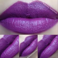 Purple lipstick Heidy E.'s (MakeupbyHeydi) Photo Beautylish Dark Red Lips, Purple Lipstick, Purple Lips, Purple Reign, Purple Love, Maybelline New York, All Things Purple, Lip Art, Beautiful Lips