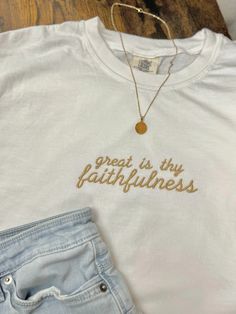 Embroidered Christian T-shirt Faith Shirt Jesus Clothes Faith Based Apparel Gift for Christian Aesthetic Bible Verse T-shirt - Etsy Christian Graphic Tees Design, Christian Shirts Designs Aesthetic, Aesthetic Christian Shirts, Simple Christian Tshirts, Aesthetic Christian T Shirts, Aesthetic Tshirts, Tshirt Design Christian Faith, Aesthetic Bible Verse, God Shirts