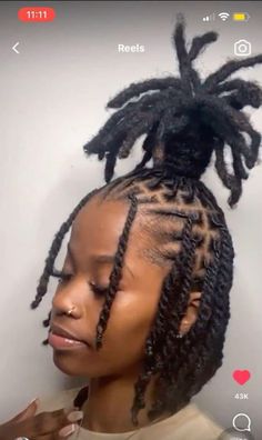 Dreadlock Hairstyles Half Up Half Down, Half Up Half Down Loc Styles, Locs Ideas, Jayne Matthews, Sprinkle Sprinkle, Good Haircut