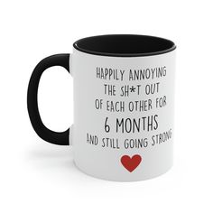 Happy 6 Months, Anniversary Gift For Boyfriend, Couple Coffee, Boyfriend Anniversary Gifts, Gift For Boyfriend, Boyfriend Girlfriend, Boyfriend Gifts