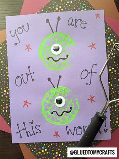 Alien Art Preschool, Outer Space Crafts For Kids Toddlers, Alien Crafts For Toddlers, Toddler Space Crafts, Space Toddler Crafts, Alien Crafts Preschool, Space Art For Toddlers, Outer Space Crafts For Toddlers, Alien Activities For Kids