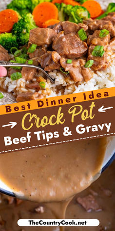 the best dinner idea crock pot beef tips and gravy