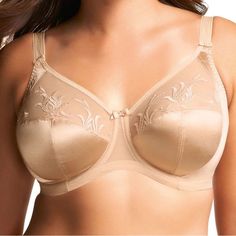 Brand New With Tags - Never Worn Or Tried On A Real Treat For Elomi Bra Seekers! Caitlyn Is Almost Impossible To Find And If You Wore It Before, You Most Likely Loved It. This Plus Size Bra Embodies Comfort, Support, And Coverage. Amazing Shape. Amazing Lift. Three Section Cups, Side Panels, And Powermesh Sides Do All The Work. A Smooth Design With Sheer Top Cup Panels And Swiss Embroidery Add The Style. If We Have Your Size, They Won't Last Long. We Know That Finding This Elomi Full Cup Bra On Elomi Bras, Sheer Embroidered Top, Swiss Embroidery, Underwire Sports Bras, Girdles, Full Cup Bra, Black Lace Bralette, Soft Cup Bra, Plus Size Bra