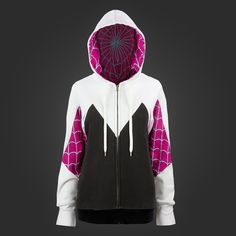 the hoodie is designed to look like spider - man