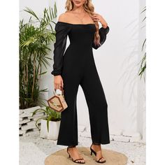 With a square neckline, it can also be used as off-the-shoulder, wide-leg pants, high waist, and hidden belly. Fashionable and comfortable women's casual jumpsuit for stylish ladies, draped, modern and flattering, casual and elegant style.The high waist and wide-leg design ensure summer leg comfort while lengthening your legs. Chic Stretch Strapless Off-shoulder Jumpsuit, Chic Off-shoulder Stretch Strapless Jumpsuit, Stretch Off-shoulder Solid Jumpsuits And Rompers, Off-shoulder Jumpsuits And Rompers For Evening Spring Events, Casual Strapless Jumpsuit For Spring Evenings, Casual Strapless Jumpsuit For Evening In Spring, Chic Off-shoulder Solid Jumpsuits And Rompers, Chic Off-shoulder Jumpsuits And Rompers In Solid Color, Chic Solid Color Off-shoulder Jumpsuit