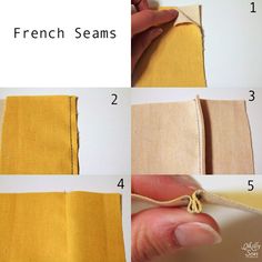 how to sew a french seam