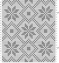 the cross stitch pattern is shown in black and white