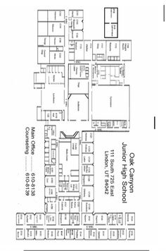 the floor plan for an office building with two floors and several rooms in each room