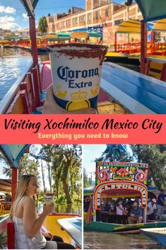 a collage of photos with the text visiting mexico city everything you need to know