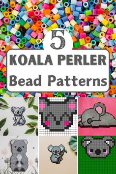 5 koala perler bead patterns