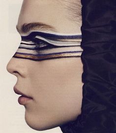 Extreme Make-up, Burning Man Style, Camouflage Makeup, Artistic Fashion, Avant Garde Makeup, White Makeup, Beauty Make-up