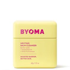 Ever Felt Like You’ve Overexfoliated Or Overtreated Your Delicate Skin? Byoma Is Here To Essentially Reverse These Results And Revive Skin’s Softness And Suppleness Using Formula-First Products. There’s No Mystery Here, Or Secret Ingredient... Just Science! Aaand, Guess What? You Can Easily Read Up On More (Yes, There’s More) Of The Benefits By Simply Scanning The Unique Qr Code On Each Bottle. This Luscious (And Stylishly Packaged) Balm Cleanser Delivers Serious Tlc As It Breaks Down Even The M Makeup Remover Cleansing Balm, Byoma Melting Cleansing Balm, Melting Balm Cleanser, Byoma Skincare Cleanser, Byoma Skincare, Balm Cleanser, Unrealistic Wishlist, Melting Balm, Skincare Wishlist