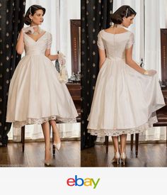 two pictures of a woman in a white dress with short sleeves and an open back