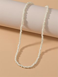 Color: White Gender: Women Material: PMMA Quantity: 1 piece Style: Fashionable Details: Beaded Type: Beaded IN Length 14.6-17.3 This data was obtained from manually measuring the product, it may be off by 1-2 CM. Sunglass Chain, Glasses Chain, Bead Jewellery, Beaded Bags, Summer Accessories, Glasses Accessories, Beaded Jewelry Diy, Bead Art, Infinity Bracelet