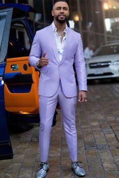 Charles Fashion Purple Two Piece Skinny Mens Prom Suit | Bradymensuit Prom Suit For Guys, Homecoming Suits For Guys, Suits For Guys, Men Prom, Prom Men, Suit For Boys, Prom For Guys, Homecoming Suits