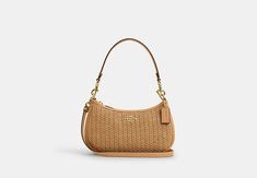 Coach Straw Bag, Small Coach Purse, Summer Shoulder Bag, Quiet Luxury Handbags, Expensive Wishlist, Trending Purses, Purse Wishlist, Miami Fits, Coach Shoulder Bags