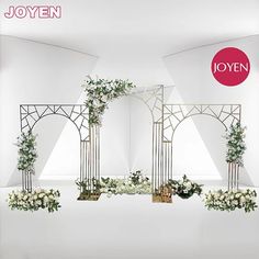 an advertisement for joyenn's new flower shop