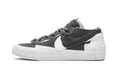 Sacai Nike, Sacai Blazer, Nike Blazer Low, Nike Looks, High Fashion Branding, Retro Basketball Shoes, Blazer Low, Nike Brand, Stadium Goods