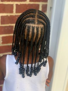 Kids Cornrow Hairstyles, Kids Natural Hair, Black Baby Girl Hairstyles, Braids For Black, Braided Cornrow Hairstyles