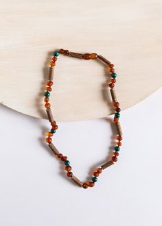 Wood Beaded Necklace, Brown Wooden Beads Holistic Necklace, Holistic Brown Necklaces With Wooden Beads, Holistic Brown Necklace With Natural Stones, Hazel Wood, Malachite Necklace, Ph Levels, Wood Bead Necklace, Dope Jewelry