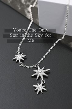 Showcase your love for your significant other with this Sterling Silver Falling Star Necklace and let them know that they are the only star in the sky for you. Hamsa Hand Jewelry, Christian Cross Necklace, Silver Key Necklace, Silver Star Necklace, Infinity Necklace Silver, Star In The Sky, Cross Necklace Sideways