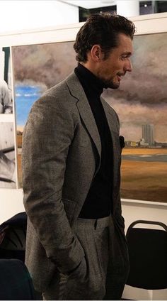 David Gandy Style, Grandpa Fashion, Husband Fashion, Old Money Men, Business Casual Outfits Winter, Money Men, Business Casual Winter, Old School Fashion, Gentleman Aesthetic