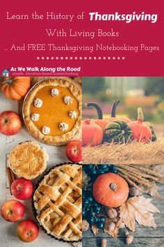 an image of thanksgiving books with pumpkins, apples and other fall foods on the cover