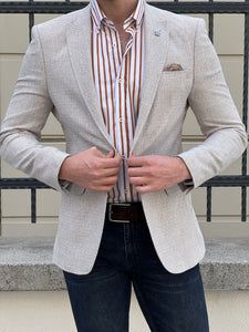 Knitted Blazer, Gentleman Fashion, Blazer Outfits Men, Mens Business Casual Outfits, Mens Fashion Blazer, Mens Fashion Smart, Lapel Blazer, Mens Casual Dress Outfits, Traje Casual