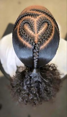 Protective Winter Hairstyles For Black Women, Kids Braided Updo Hairstyles, Natural Hair Braid Styles For Kids, Easy Braid Styles For Black Girls Kids, Kid Ponytail Hairstyles Black, Sleek Natural Hairstyles, Braided Ponytails For Black Women, Heart Cornrows, Quick Natural Hairstyles For Black Women