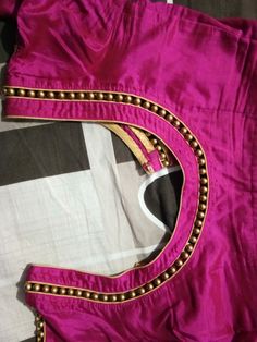 Simple Saree Blouse Designs, Exclusive Blouse Designs, Latest Blouses, Long Blouse Designs, Mirror Work Blouse Design, Sewing Sleeves