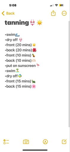 tanning schedule👙🌊 Short Tanning Routine, Tan Routine Pool, Tanning Routine No Swimming, Sunbathing Tips, Summer Glow Up, Tanning Goals