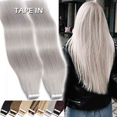 ad eBay - Item type: skin weft hair, tape in human hair extension. Use Warm Water To Wash The Hair With Shampoo, Rinse It Dye Out Of The Extensions. If You Want To Dye Red,Blue,Etc. Hair texture: Silky straight hair.