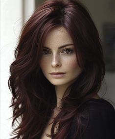 Top 51 Dark Copper Hair Colors to Rock This Fall - AskNaij Dark Brown Hair With Copper, Brown Hair With Copper, Hair With Copper Highlights, Brown Hair With Copper Highlights, Dark Mahogany Hair, Trending Dark Hair, Copper Highlights On Brown Hair, Hair Colors For Dark Hair, Dark Copper Hair